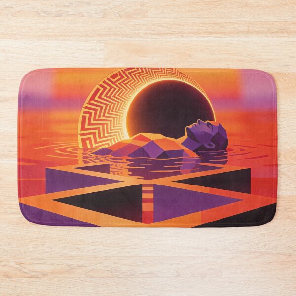 Item preview, Surreal Sunset Reflection – Floating Mind Dreamscape Illustration designed and sold by KiraChie.