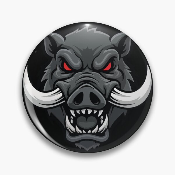 Item preview, Alpha Boar Anger Mascot Boar Head designed and sold by PixelStudioBe.