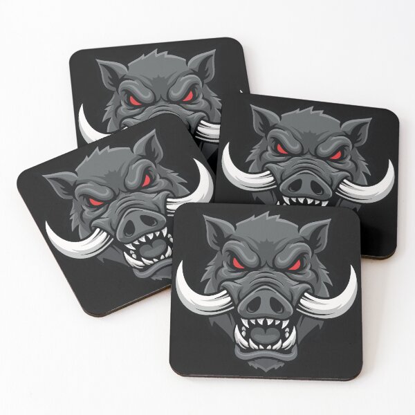 Item preview, Alpha Boar Anger Mascot Boar Head designed and sold by PixelStudioBe.