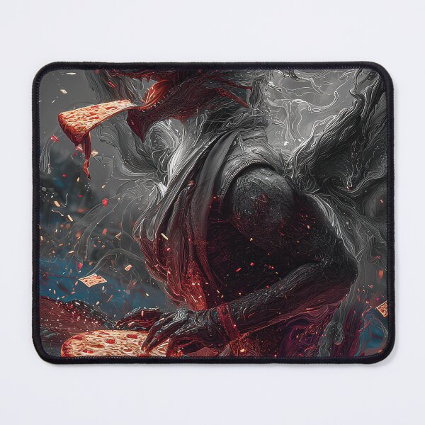 Item preview, Infernal Pizza Dragon – Dark Fantasy Surreal Beast Art designed and sold by Grafititee.