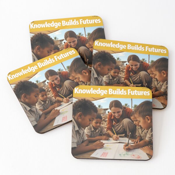 Item preview, "Knowledge Builds Futures — Learn, Hope, Rebuild" designed and sold by Creative-RE.