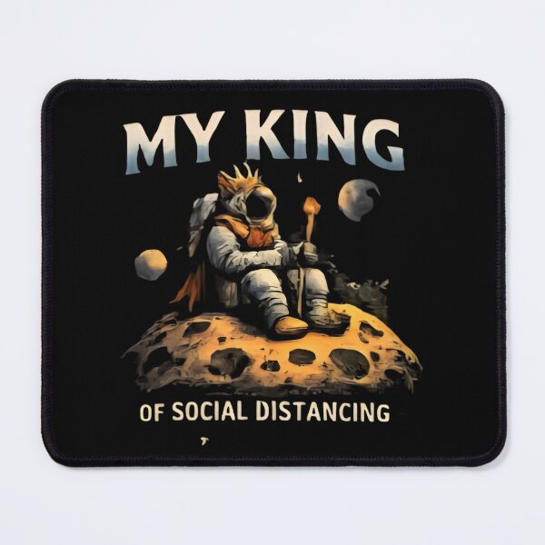 Item preview, King of Social Distancing - Funny Introvert Aesthetic designed and sold by DrukNaStyl.