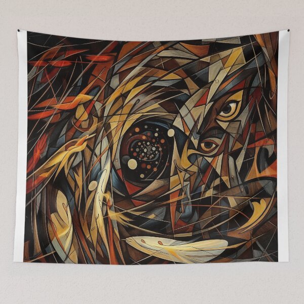 Item preview, Wallpaper Art in Rayonism Style ,early avant-garde movement  designed and sold by drozdovs16.