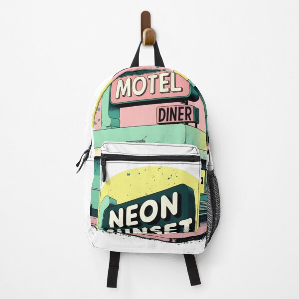 Item preview, Retro Neon Motel Sign Sunset 80s Vibes designed and sold by shlepyart.