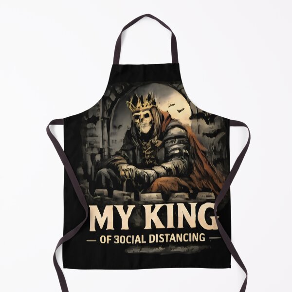 Item preview, King of Social Distancing - Funny Introvert Aesthetic designed and sold by DrukNaStyl.