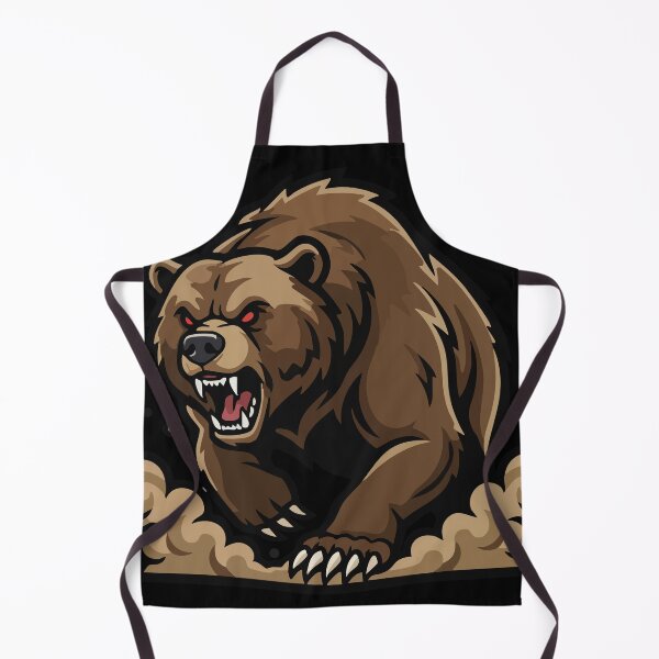 Item preview, Wild Grizzly Charge Bear Mascot Grizzly Run designed and sold by PixelStudioBe.