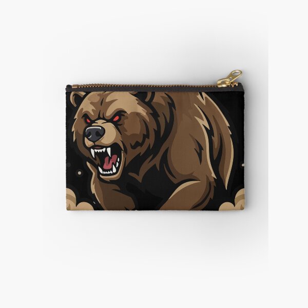 Item preview, Wild Grizzly Charge Bear Mascot Grizzly Run designed and sold by PixelStudioBe.