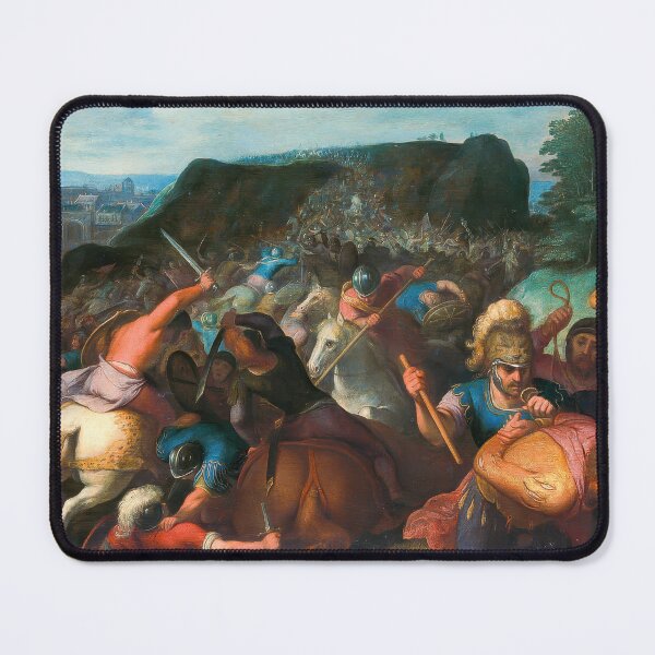 Item preview, Valentinus Taken Prisoner Dramatic Roman Battle Painting designed and sold by TheSoulOfArt.
