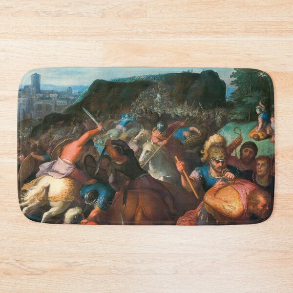Item preview, Valentinus Taken Prisoner Dramatic Roman Battle Painting designed and sold by TheSoulOfArt.