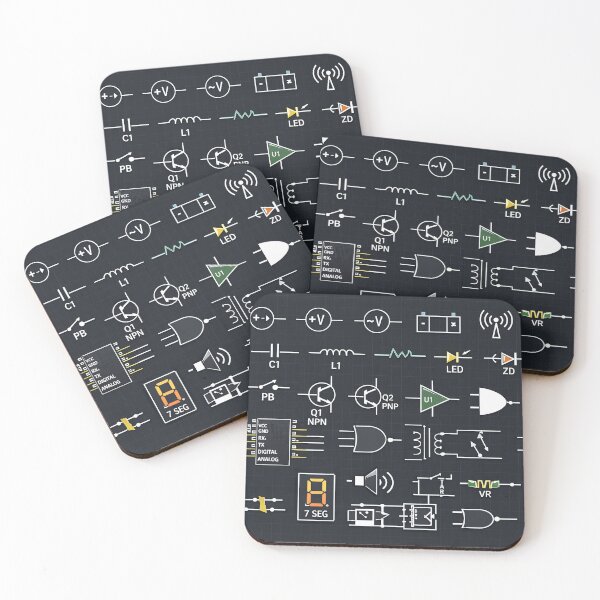 Item preview, Modern Electronic schematic symbol artwork designed and sold by LuluLeb.
