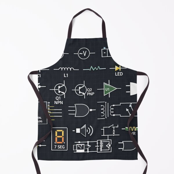 Item preview, Modern Electronic schematic symbol artwork designed and sold by LuluLeb.