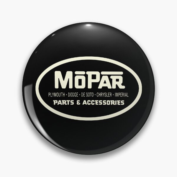 Artikelvorschau, Mopar-Emblem (1954–1958) – Vintage-Weißdruck entworfen und verkauft von retropetrol.