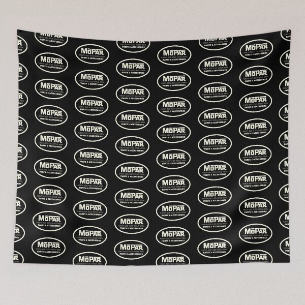Item preview, 1954-1958 Mopar emblem - vintage white print designed and sold by retropetrol.