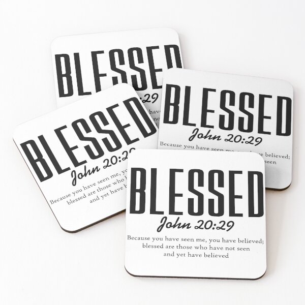 Item preview, Blessed Inspirational Quote Bible Verse Design designed and sold by Gallory Hive.
