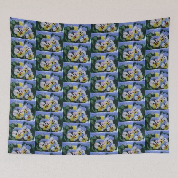 Item preview, Soft Pansies: Unique Textured Floral Art designed and sold by Cvetok.