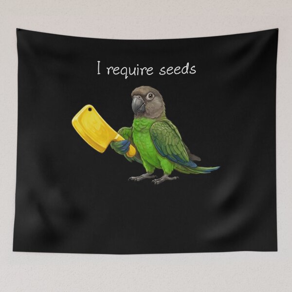Item preview, Funny Dusky Conure Parrot Require Seeds Bird Lover designed and sold by TerryConnells.