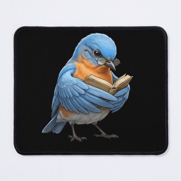Item preview, Funny Eastern Bluebird Reading Book Bird Lover Birding designed and sold by TerryConnells.