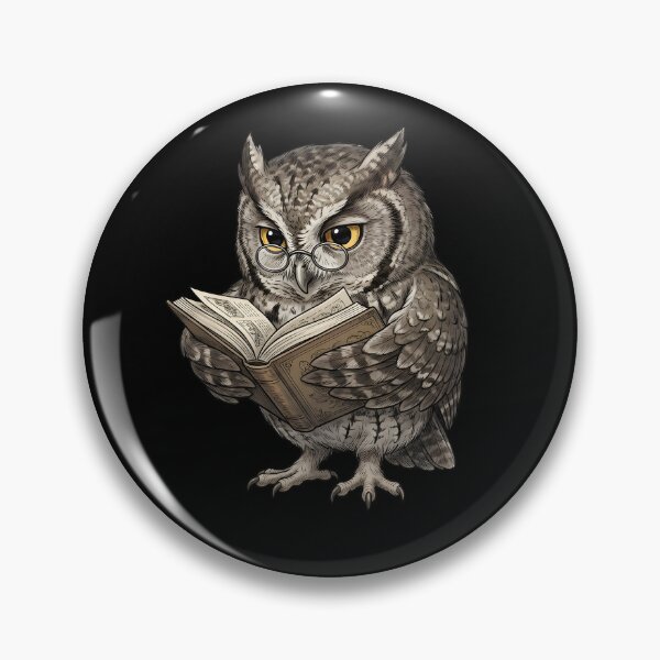 Item preview, Funny Eastern Screech Owl Reading Book Bird Lover Birding designed and sold by TerryConnells.