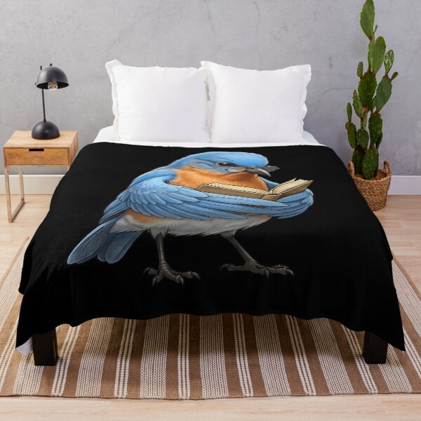 Item preview, Funny Eastern Bluebird Reading Book Bird Lover Birding designed and sold by TerryConnells.