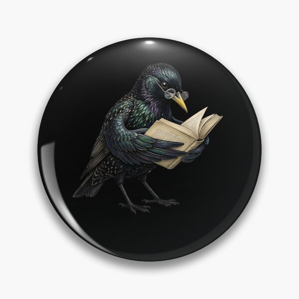 Item preview, Funny European Starling Reading Book Bird Lover Birding designed and sold by TerryConnells.