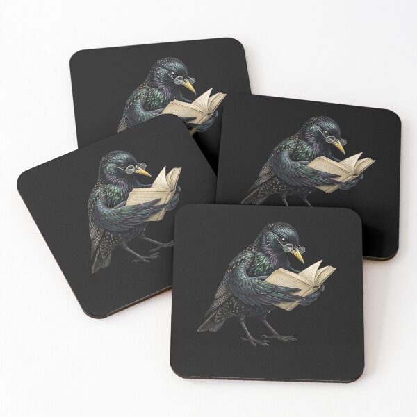 Item preview, Funny European Starling Reading Book Bird Lover Birding designed and sold by TerryConnells.
