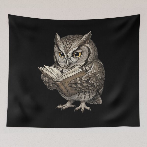Item preview, Funny Eastern Screech Owl Reading Book Bird Lover Birding designed and sold by TerryConnells.