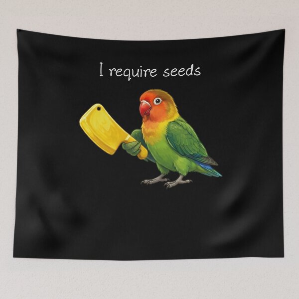 Item preview, Funny Fischer's Lovebird Parrot Require Seeds Bird Lover designed and sold by TerryConnells.