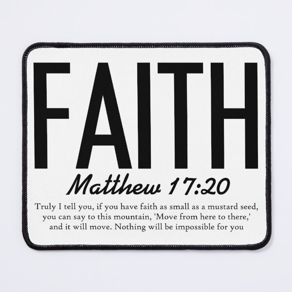 Item preview, Faith Inspirational Quote Bible Verse Design designed and sold by Gallory Hive.