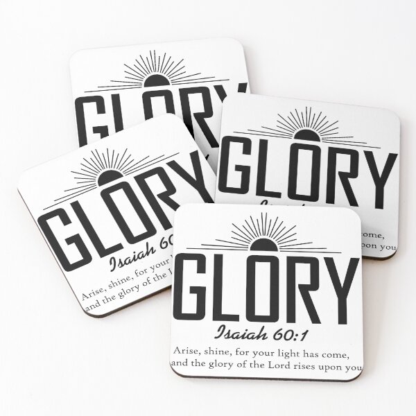 Item preview, Glory Inspirational Quote Bible Verse Design designed and sold by Gallory Hive.