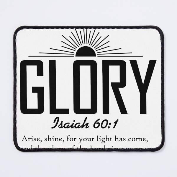 Item preview, Glory Inspirational Quote Bible Verse Design designed and sold by Gallory Hive.