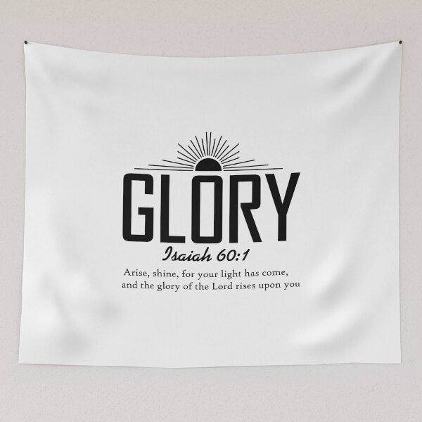 Item preview, Glory Inspirational Quote Bible Verse Design designed and sold by Gallory Hive.