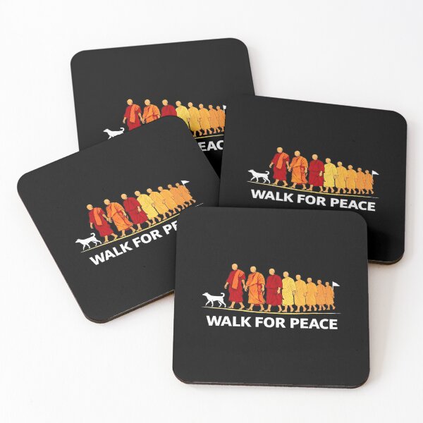 Item preview, Walk for Peace Monks with Aloka Dog designed and sold by Malosortin.