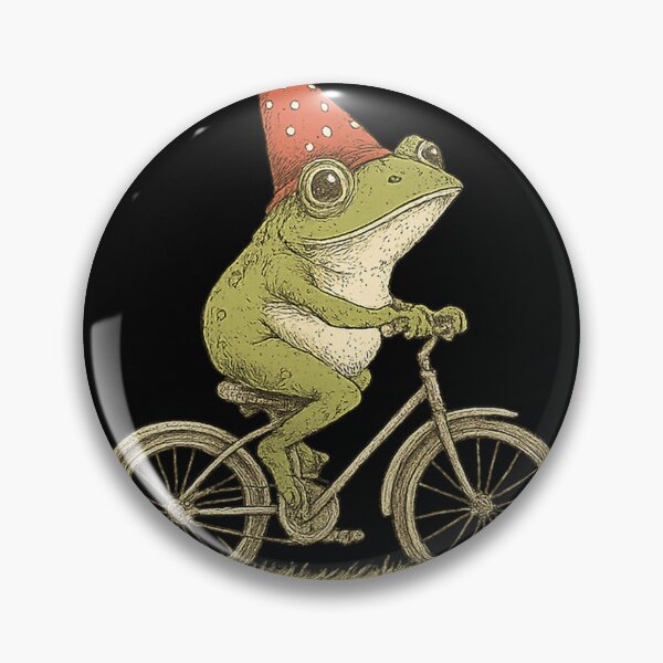 Item preview, Off To Cause A Kerfuffle Frog Funny Weirdcore Sayings Meme designed and sold by RagupathiAlagar.