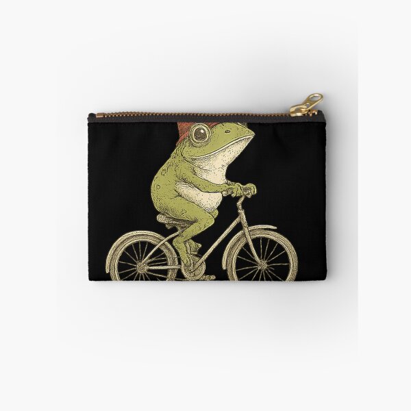 Item preview, Off To Cause A Kerfuffle Frog Funny Weirdcore Sayings Meme designed and sold by RagupathiAlagar.