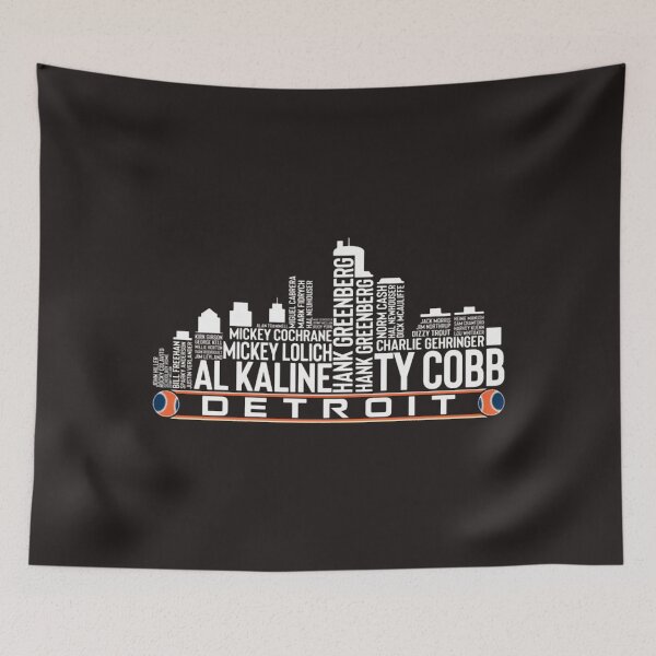 Item preview, Detroit Baseball Team All Time Legends, Detroit City Skyline  designed and sold by RO--Design.