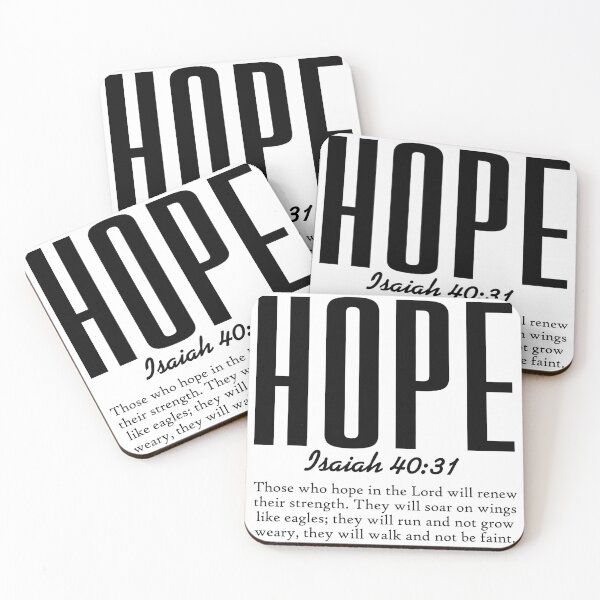 Item preview, Hope Inspirational Quote Bible Verse Design designed and sold by Gallory Hive.