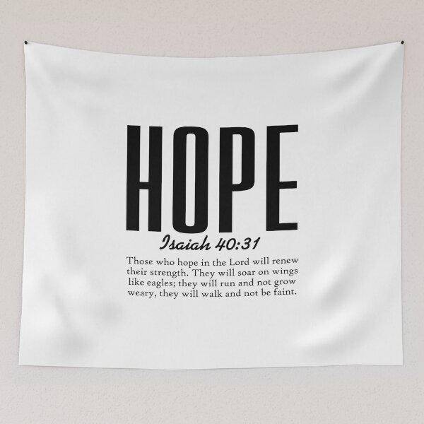 Item preview, Hope Inspirational Quote Bible Verse Design designed and sold by Gallory Hive.
