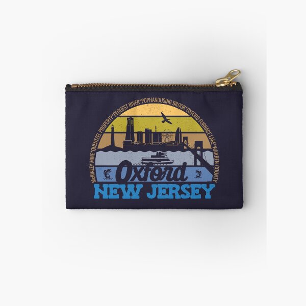 Artikelvorschau, Oxford New Jersey Sunset Retro Vintage Lokalstolz Logo entworfen und verkauft von CRHPOD20.