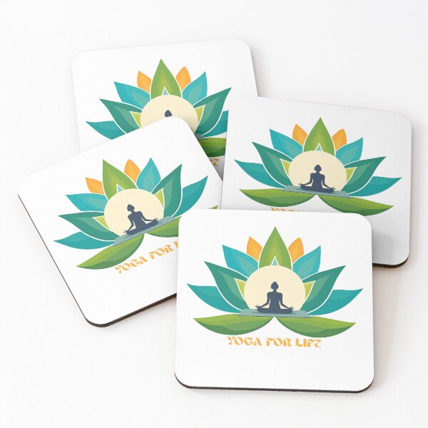 Item preview, Serene Lotus Flower and Meditation Yoga Silhouette designed and sold by LoudVictory.