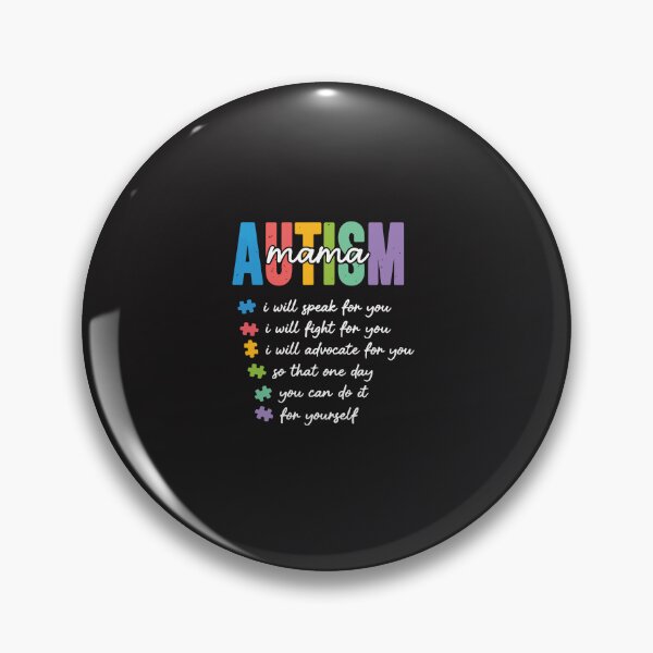 Item preview, Autism Mama I Will Speak Fight Advocate For You Autism Awareness Mom designed and sold by kiralynstration.