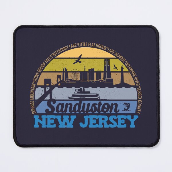 Item preview, Sandyston New Jersey Sunset Retro Vintage Local Pride Logo designed and sold by CRHPOD20.