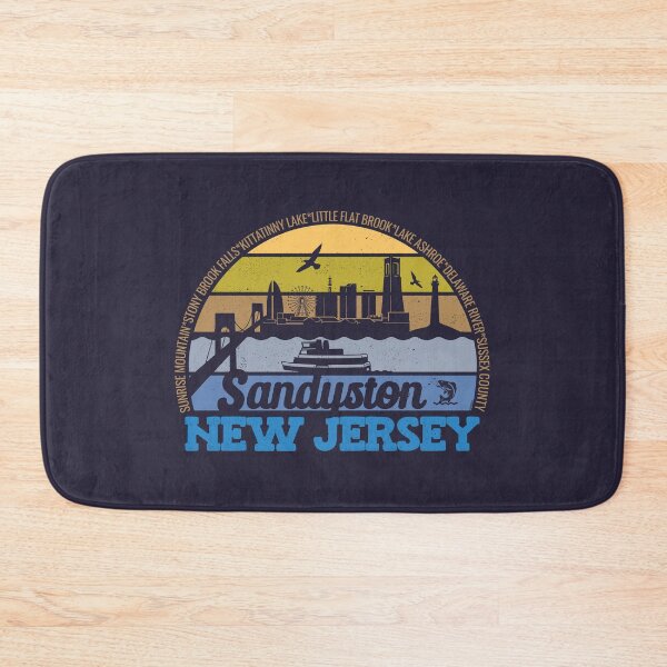 Item preview, Sandyston New Jersey Sunset Retro Vintage Local Pride Logo designed and sold by CRHPOD20.