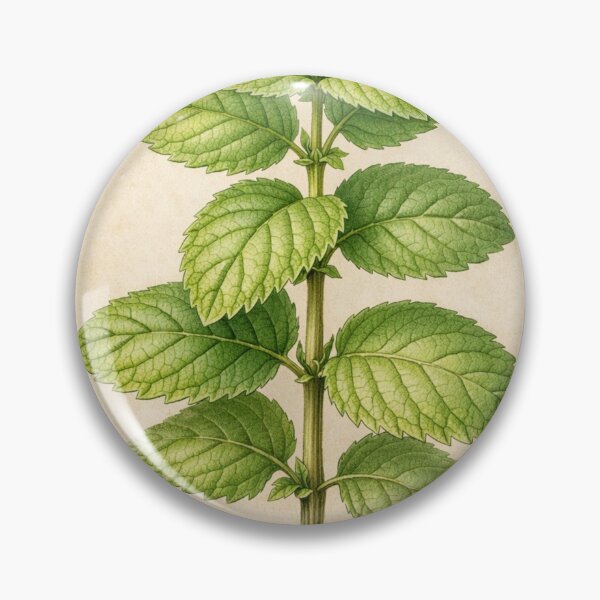 Item preview, Vintage Mint Botanical Print - Mentha Herb Antique Illustration designed and sold by Darlin8888.