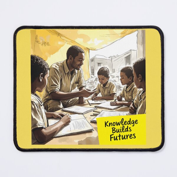 Item preview, "Knowledge Builds Futures — Learn, Rise, Rebuild" designed and sold by Creative-RE.