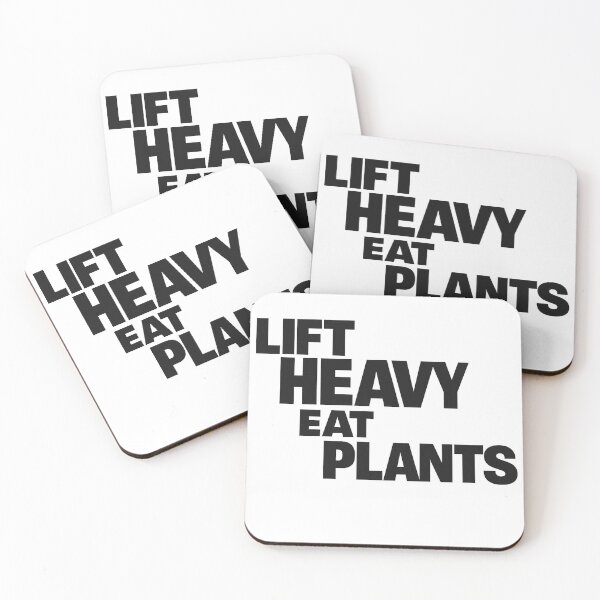 Item preview, Lift Heavy Eat Plants  Vegan Fitness Design Plant Based Gym Lifestyle designed and sold by GreenStrength Studio.