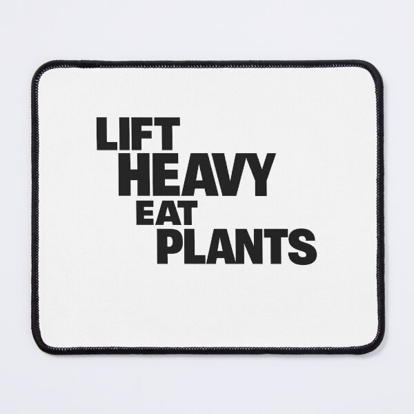 Item preview, Lift Heavy Eat Plants Vegan Fitness Design Plant Based Gym Lifestyle designed and sold by GreenStrength Studio.