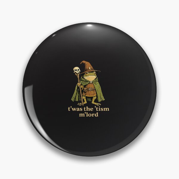 Item preview, Twas The Tism Mlord Funny Autism Frog Wizard Neurodiversity Humor designed and sold by kiralynstration.