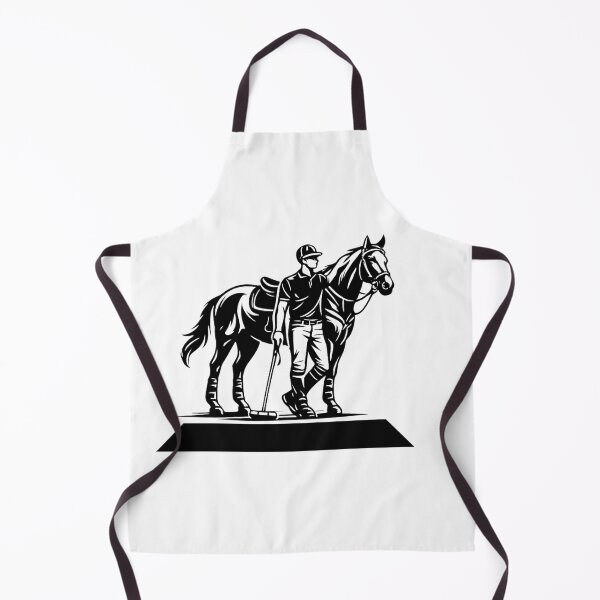 Item preview, Elegant Polo Rider with Horse -Minimal Equestrian Illustration. designed and sold by Lylysun.