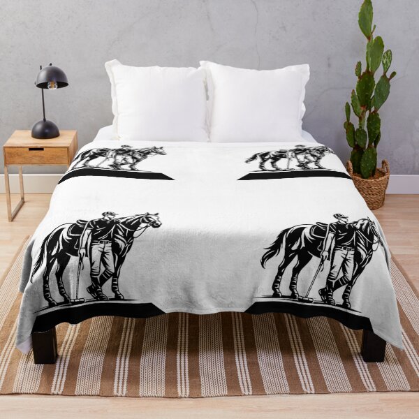 Item preview, Elegant Polo Rider with Horse -Minimal Equestrian Illustration. designed and sold by Lylysun.
