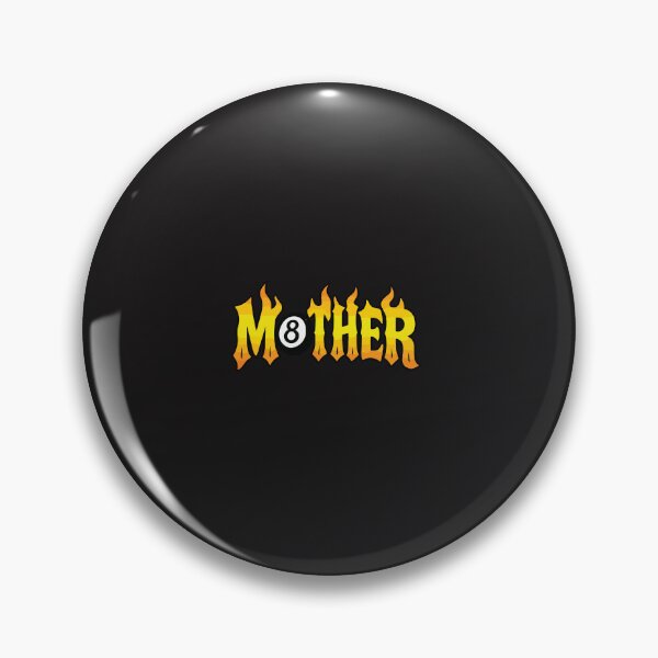 Item preview, Mother Billiards Pool Mom 8 Ball Retro Flame Style Design designed and sold by kiralynstration.
